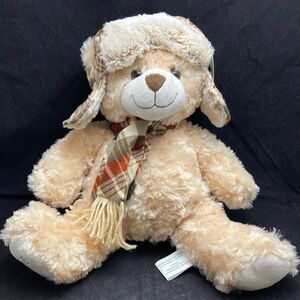 2015 Pier‎ 1 Imports Hamilton Bear Teddy Bear Hat Scarf NWT